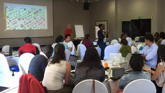 Josine, a YAP finalist, also participated in #GCARD3 social media bootcamp