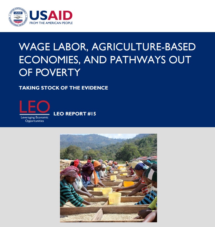 Wage Labor, Agriculture-Based Economies, and Pathways out of Poverty
